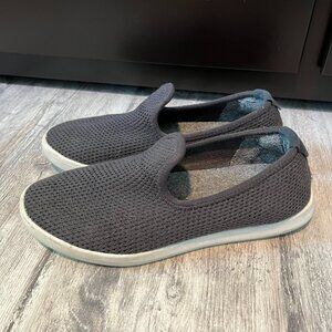 Allbirds Tree Loungers Loafers,  Dark Gray + White Sole, Women's US 6